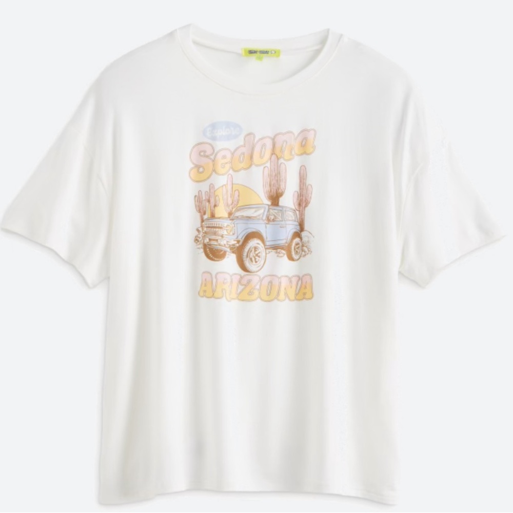 Chit Chat Dahlia Oversized Sedona Graphic Dad Tee